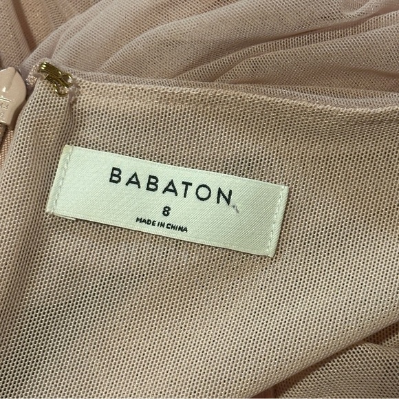 Aritzia Babaton Luxor Midi Dress Mauve Pink Size 8 - Picture 6 of 10